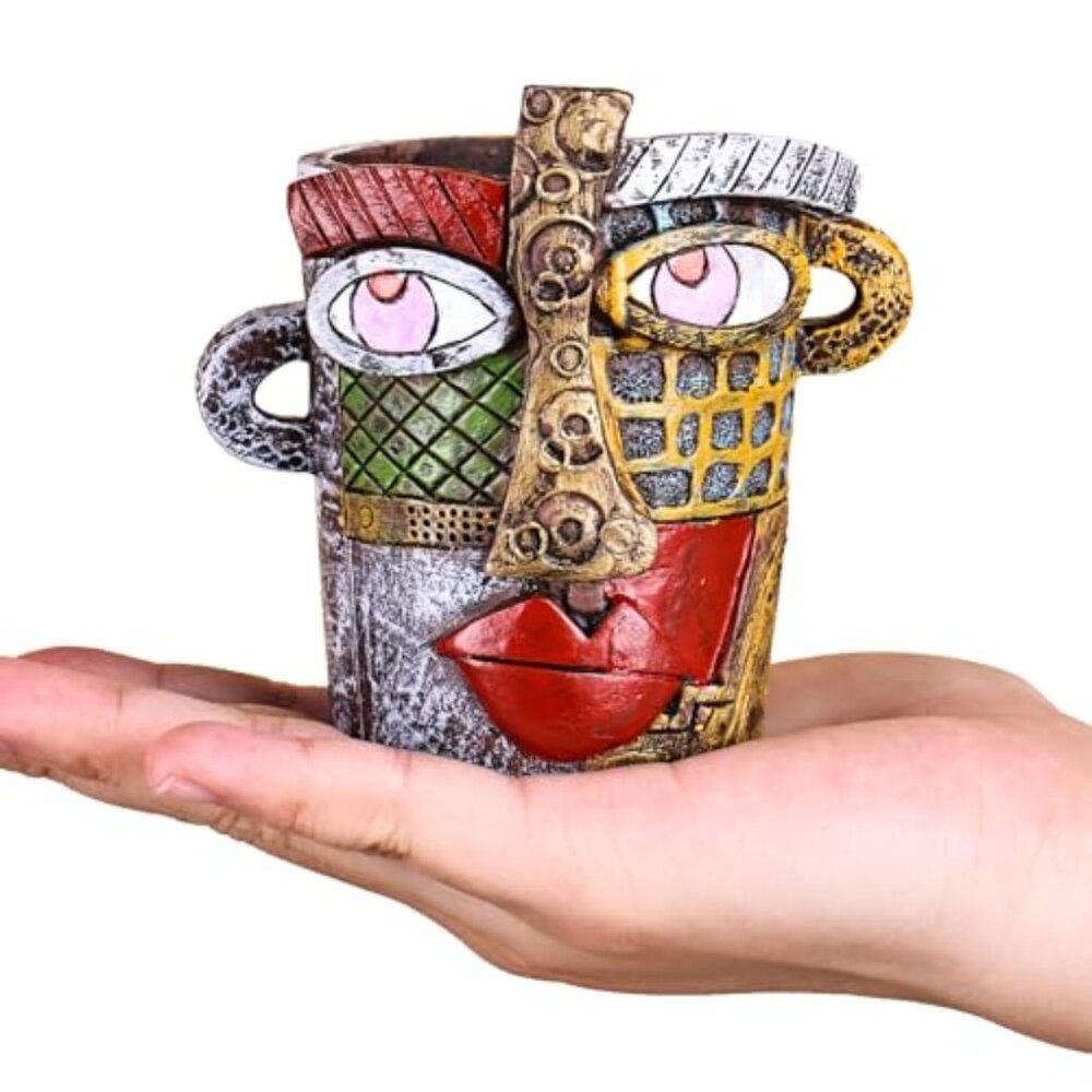 Mini‎ Face Planters Pots Head